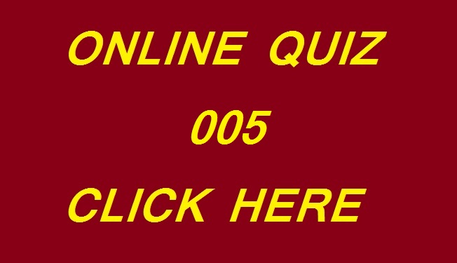 ONLINE QUIZ 05 (GK,MATH AND REASONING) ENGLISH